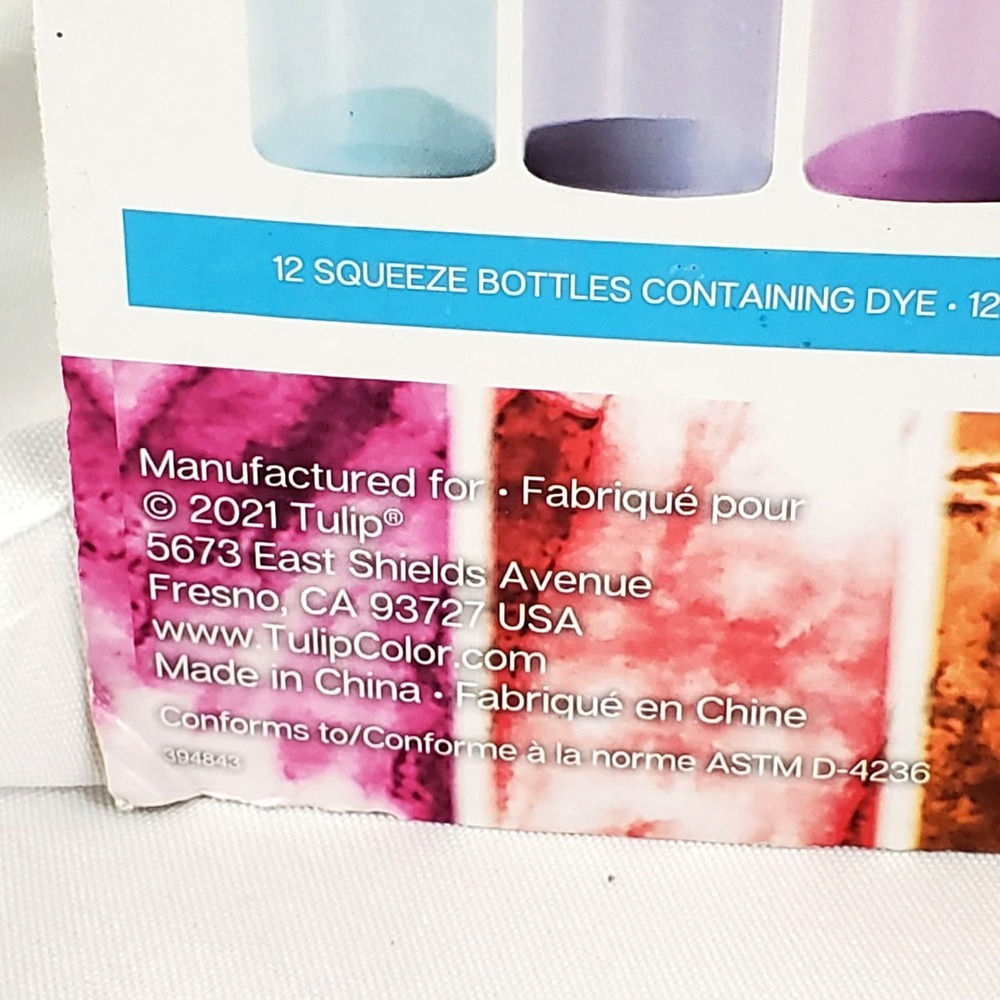 Tulip One-Step Tie-Dye Kit 70-Piece Super Big No Presoaking Required - Picture 10 of 11